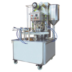 KIS-900 ROTARY TYPE PLASTIC CUP FILLING-SEALING MACHINE