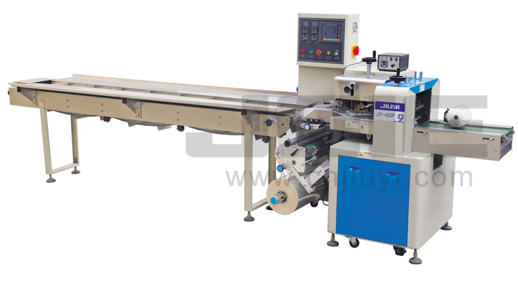 JY-450F Automatic Inverted flow wrapping machine 